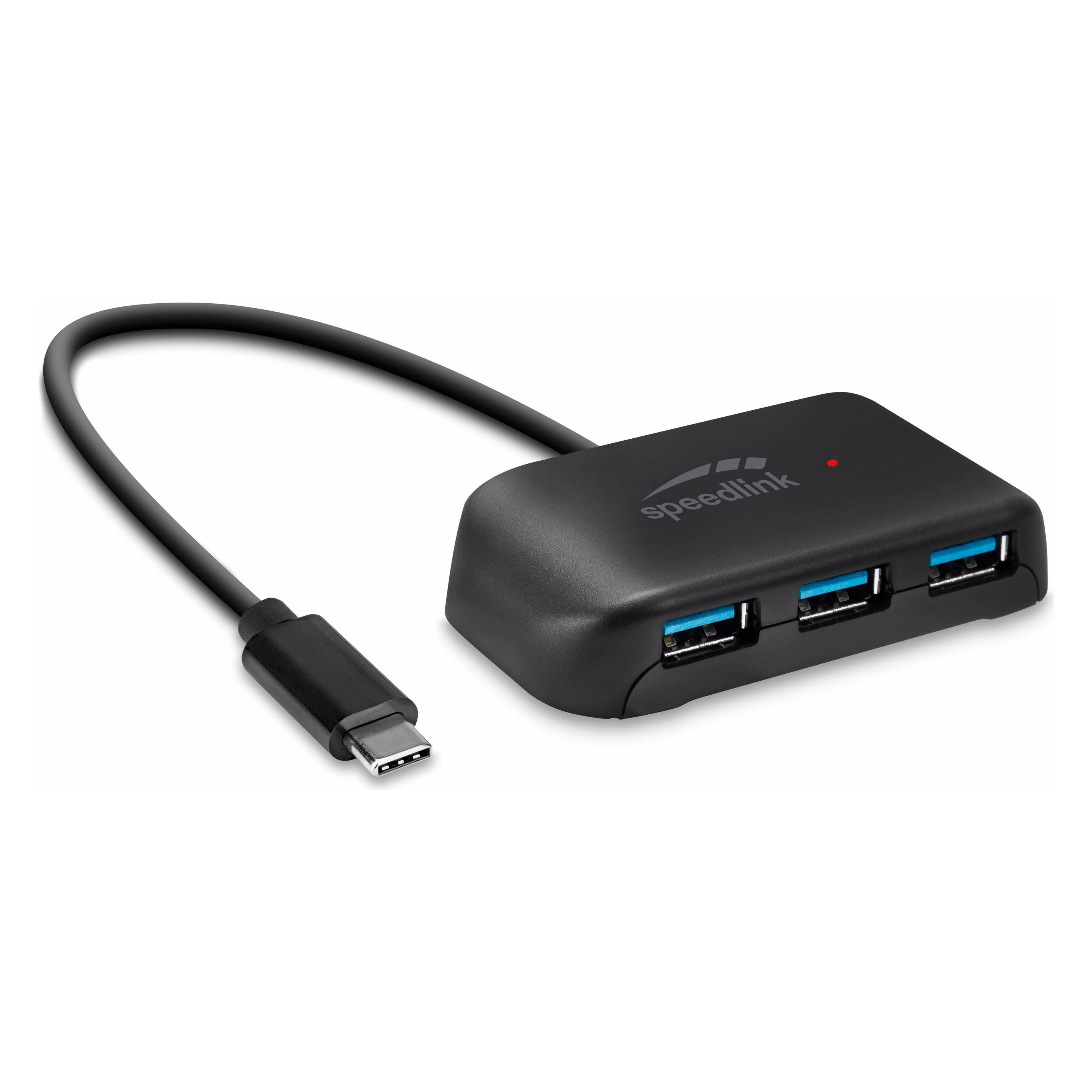 Speedlink Snappy Evo (USB-C, 4 Ports) (SL-140202-BK)