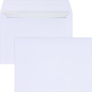 TipTop-Office Briefumschläge weiß, C6, ohne Fenster, haftklebend, 75g/m², 25 Stück
