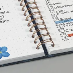 SIGEL Notizbuch Jolie® ca. DIN A5 punktraster 240 Seiten - no rain no flowers