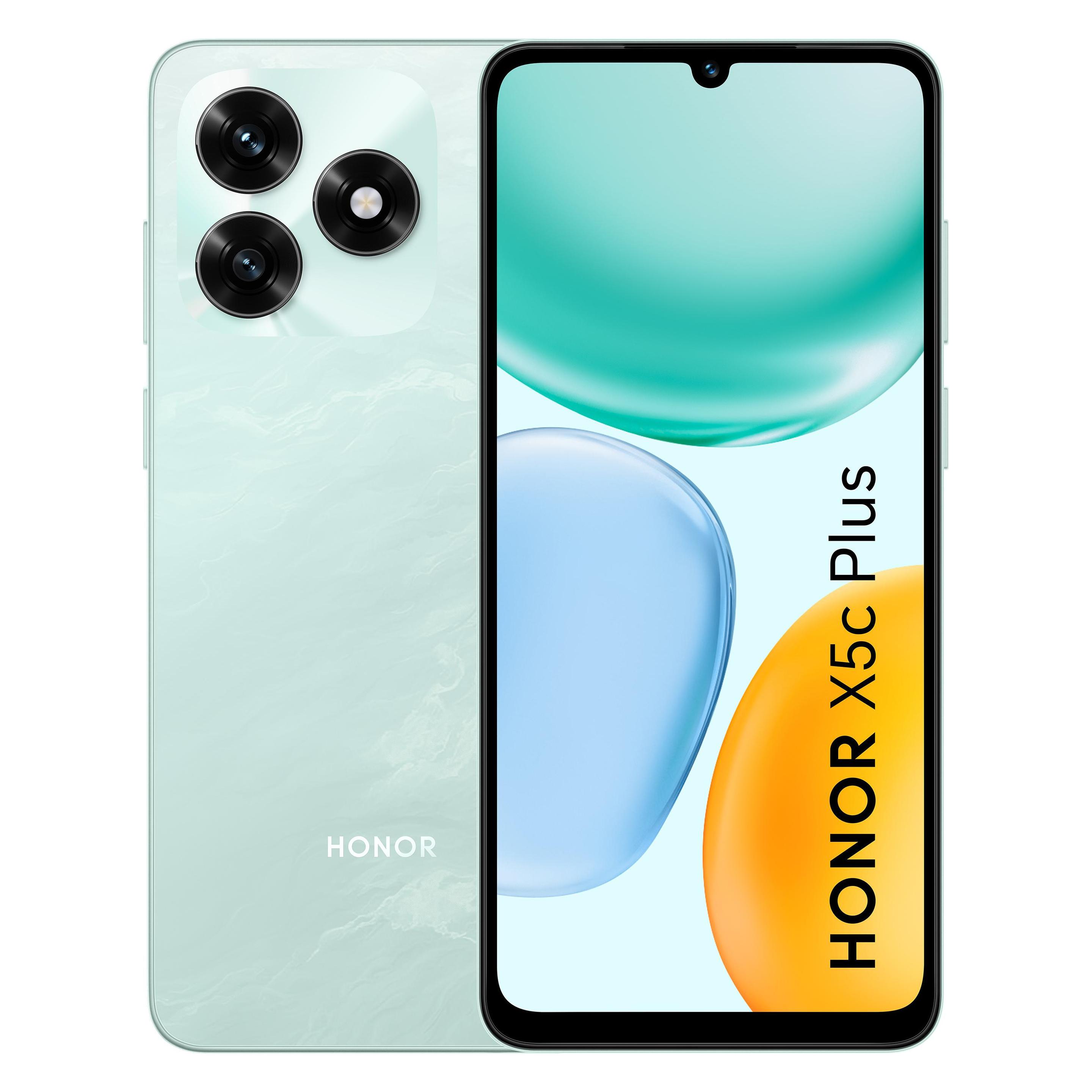Honor X5c Plus Phone, 64GB/4GB, Ocean Cyan (64 GB, Green, Ocean Cyan, 6.74") (5109BYFE)
