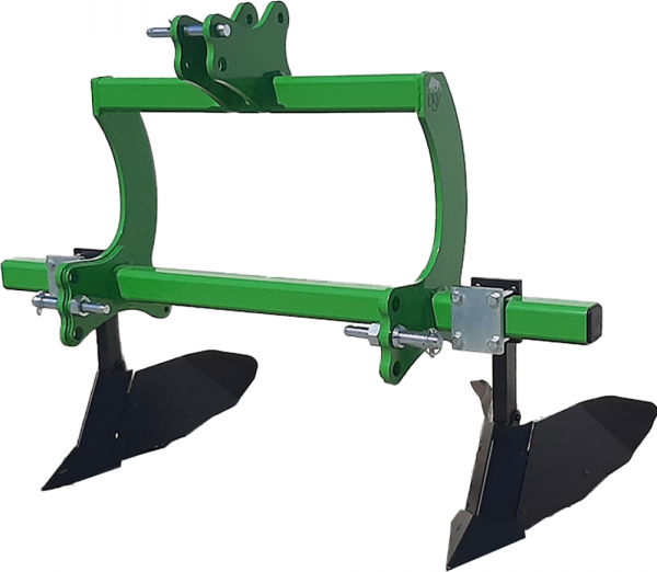 Furchenzieher Seven Italy Big mit 2 Pflügen - Rahmen 140 cm - Für Traktoren mit Dreipunktaufnahme