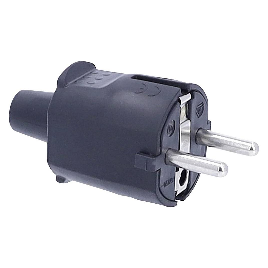 As - Schwabe PVC Schutzkontakt-Stecker (CEE 7/7) (62222)