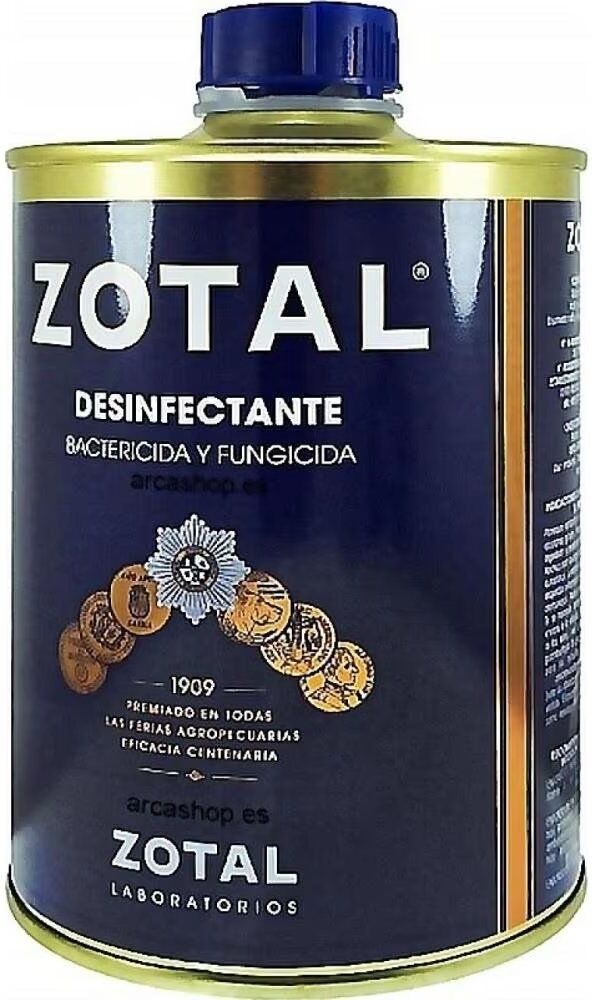 Zotal Desinfectante Bactericida Y Fungicida De Amplio Espectro Azul Talla Única Unisex