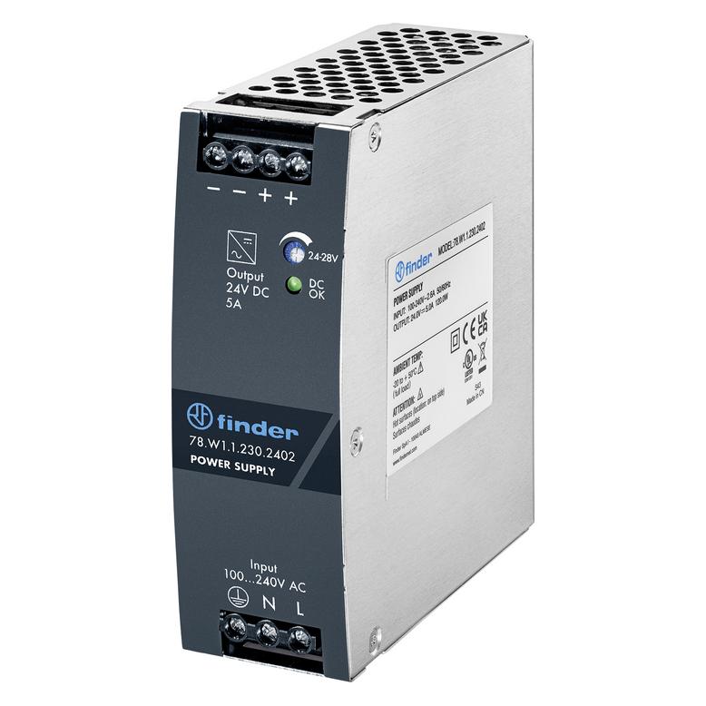 Finder 78.W1.1.230.2402 Schaltnetzteil 5 A 120 W Anzahl Ausgänge:1 x Inhalt 1 (78.W1.1.230.2402)