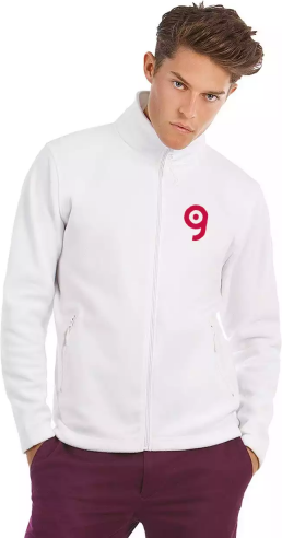 Micropile Uomo 280g/m² con Zip Lunga, Antipilling   Personalizzate o neutre B&C Collection