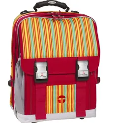 Take it Easy Schulrucksack London Dream Color rot/orange