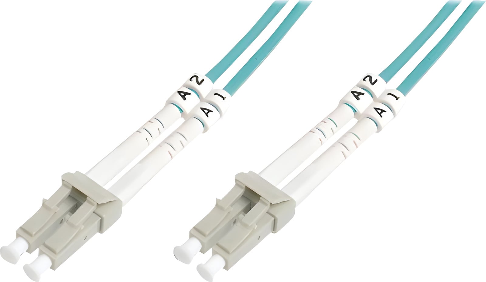 DIGITUS vezeloptische patchkabel LC-Duplex naar LC-Duplex, OM4, 3,0 meter