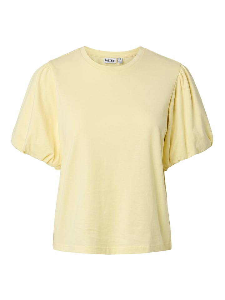 Pieces Shirt in Gelb - M
