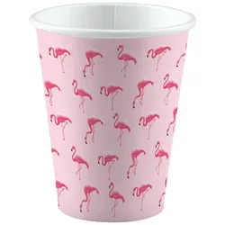 8 Flamingo Paradies Becher
