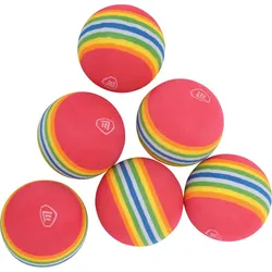 Masters Softbälle 6er-Pack, mehrfarbig