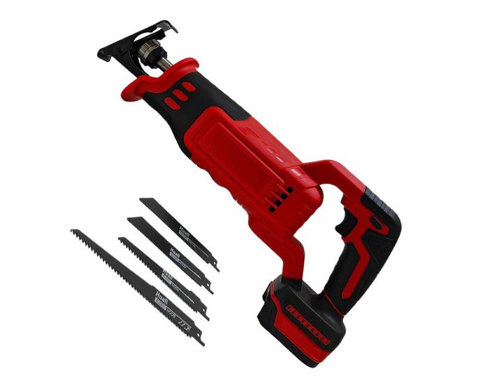 Pour Milwaukee 18V batterie sans brosse scie alternative vitesse variable haute puissance sans fil scie sabre électrique avec 4 lames outils