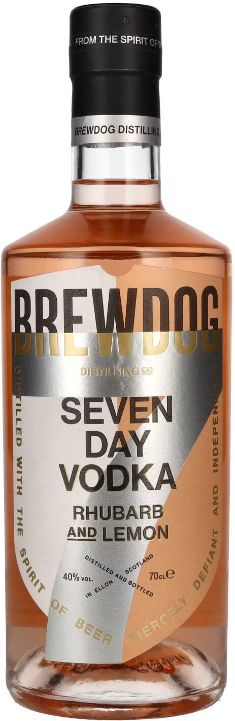 Brewdog SEVEN DAY VODKA Rhubarb and Lemon 40% Vol. 0,7l