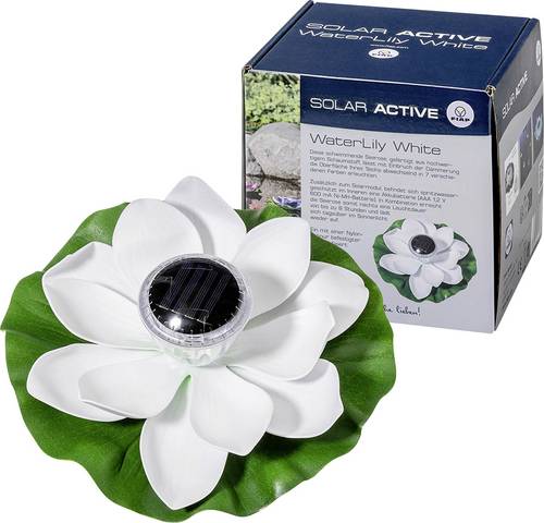FIAP 3206 SOLAR ACTIVE WaterLily White Solar-Dekoleuchte LED LED fest eingebaut Weiß