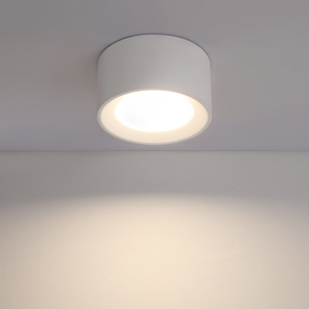 Nettlife Plafonnier en pierre L: 12, blanc,4er-Set Blanc 12x7x7cm