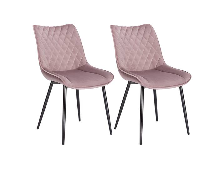 WOLTU – chaises de salle à manger rembourrées, 2 pièces/ensemble, avec dossier, pour salon, restaurant, décoration de la maison
