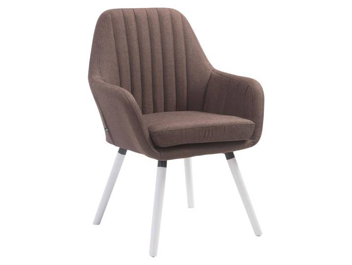 Chaise Florian Tissu blanc