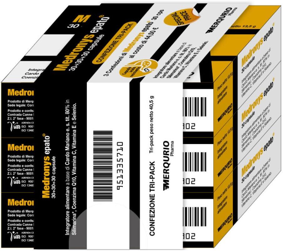 MERQURIO HOLDING Srl MEDRONYS Epato 30+30+30Cps