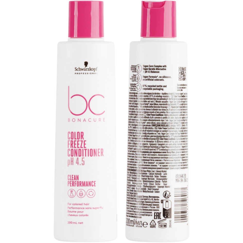 Schwarzkopf BONACURE Clean Performance Color Freeze Conditioner 1000mL