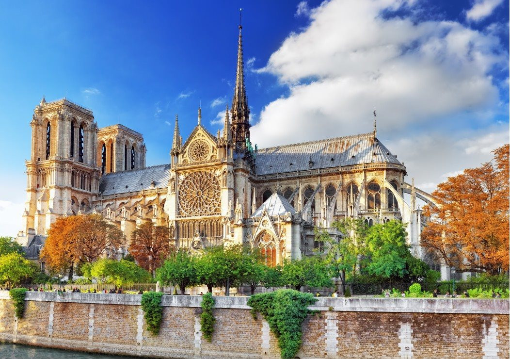 Bluebird Puzzel Kathedraal Notre-Dame in Parijs 2000 stukjes