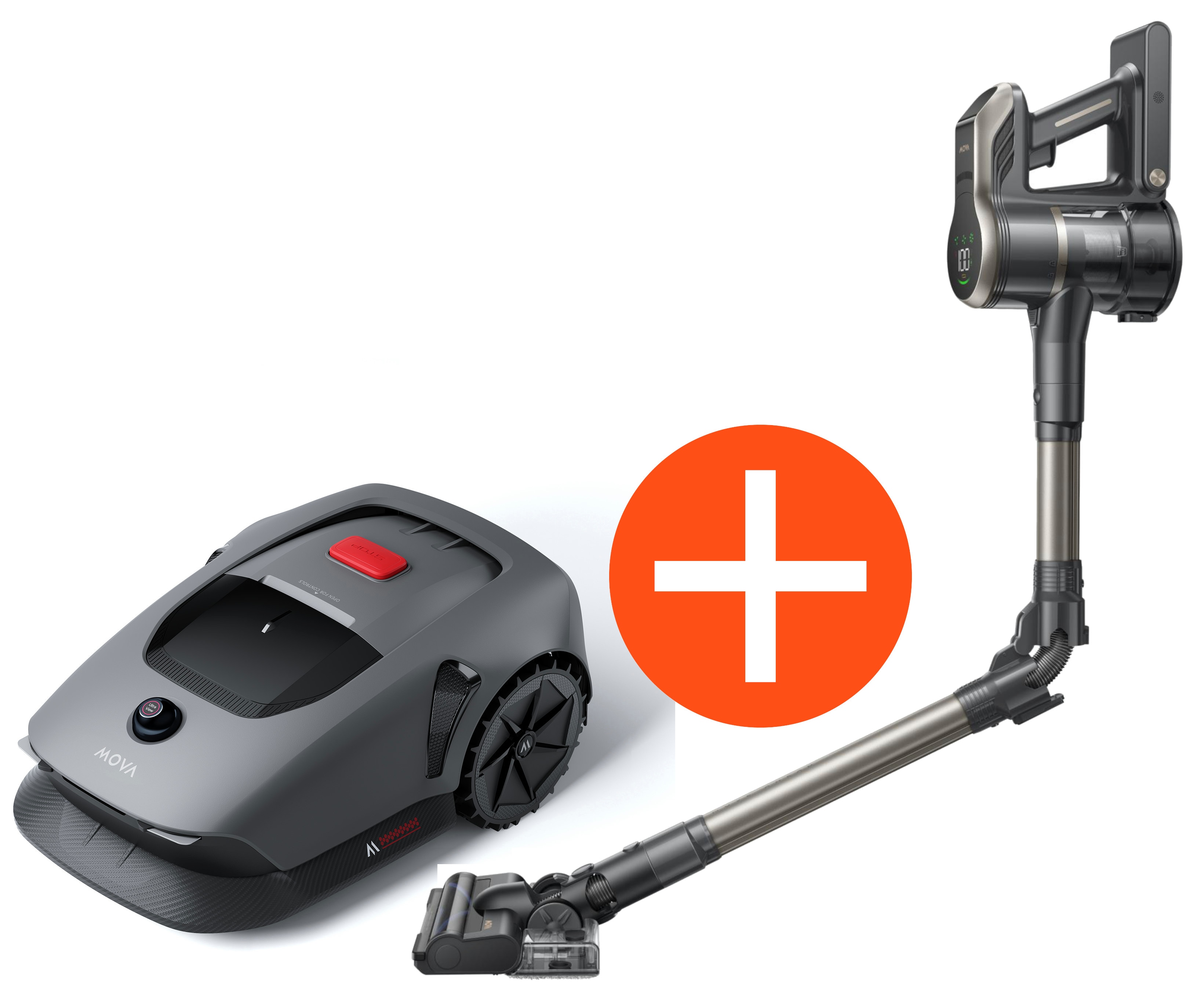 Dreame MOVA Mähroboter M600 Bundle mit MOVA S2 Detect