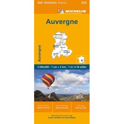 Michelin Auvergne-Limousin, Karte von , Michelin, 978-2-06-725875-4