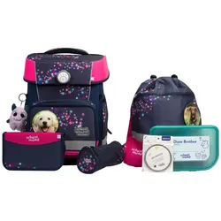School-Mood Champion Pro Leni (Hund), 7-tlg. Schulranzenset