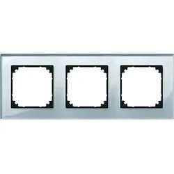 Merten Rahmen Glas 3f.diam/si waage/senkrecht 489360