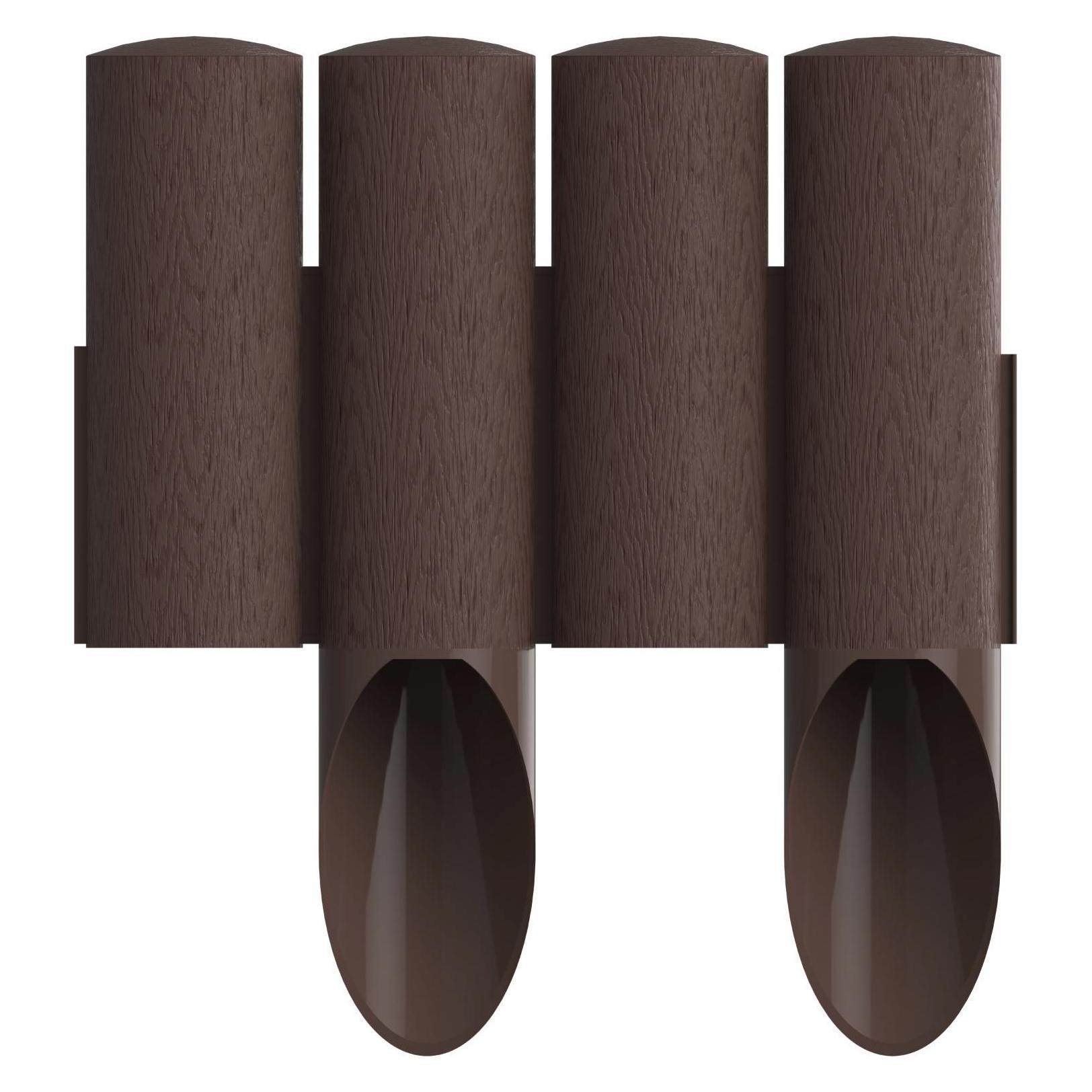 Cellfast Gartenpalisade Standard ziegelsteinrot Höhe 25,5cm, Länge 2,3m 5901828850882 Graphit (230 cm) (34-043)