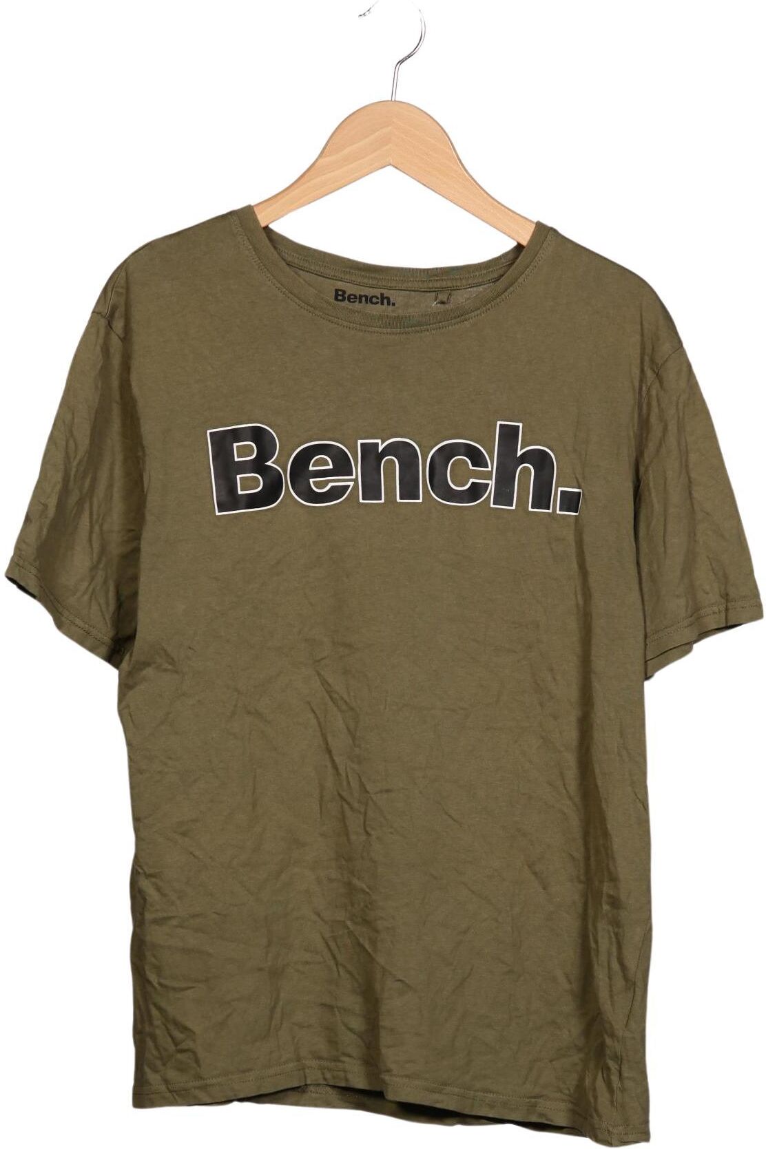 Bench. Herren T-Shirt, Grün, Gr. XL, Baumwolle - Second Hand