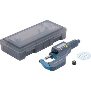 BGS-technic Bügelmessschraube 8427, digital, 0,001mm Auflösung, in mm & Zoll, Messbereich 0 - 25 mm