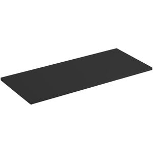 Lüllmann Fachboden 550015, für Schiebetürenschrank, 119,5 x 35,1 cm BxT, schwarz