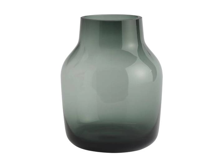 Muuto Vase Silent Ø15 cm Dark Green