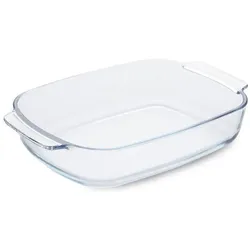 Stoneline Glass baking dish rectangular Borosilicate Glass 34x22 5x6cm / 2 7L 8006043023251, Backblech
