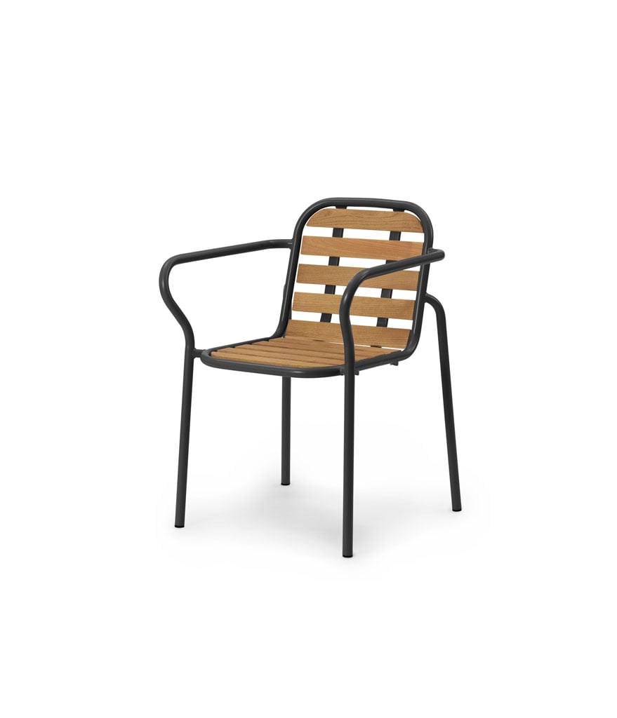 Normann Copenhagen Vig Armlehnstuhl Robinie (schwarz) schwarz 608031