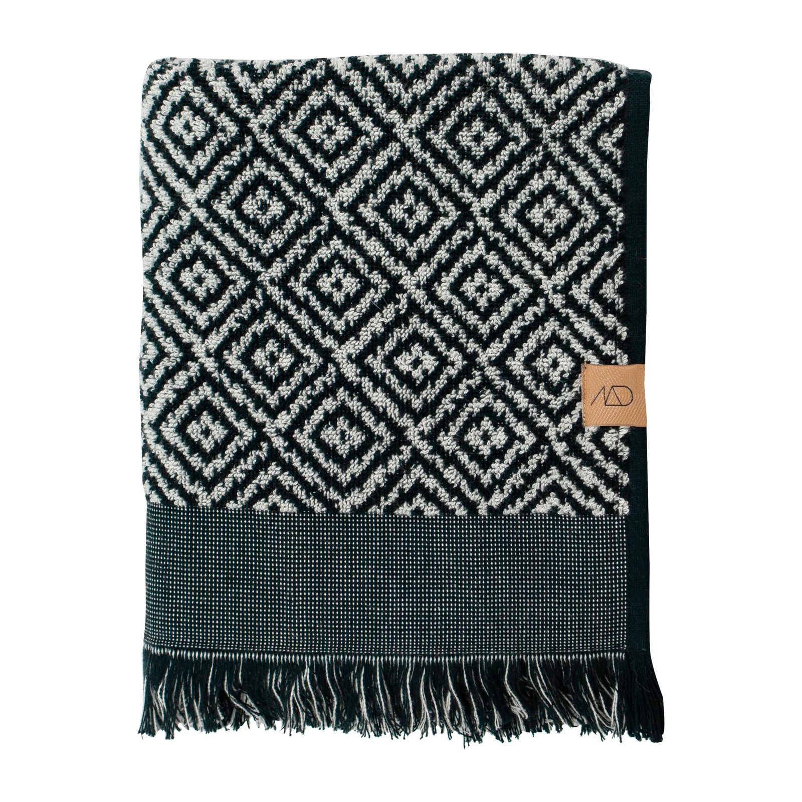 Mette Ditmer Morocco handdoek Black-white B: 50 cm, H: 90 cm