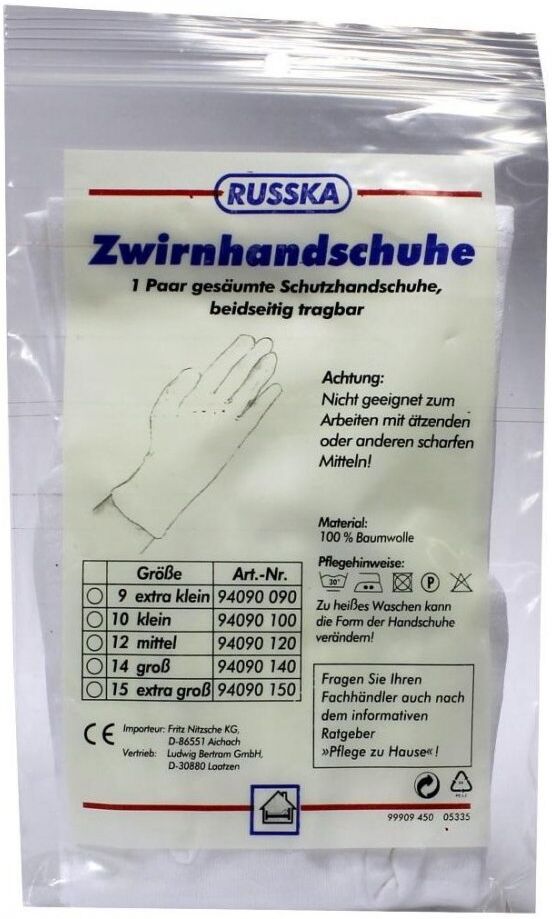 Zwirnhandschuhe extra gross