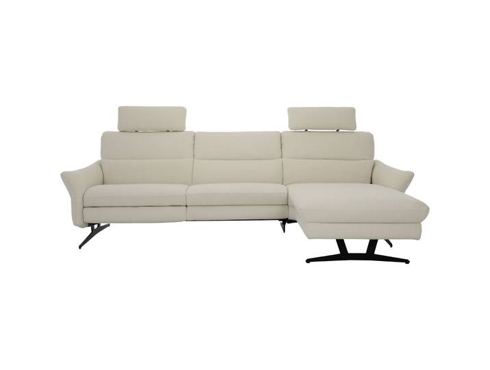 Ecksofa Gracie Stoff vanille B 261 T 159 cm