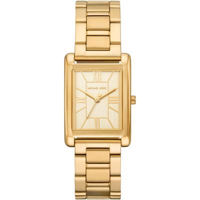 Quarzuhr MICHAEL KORS "ESSEX", gold (gelbgoldfarben), Armbanduhren, Damen, Quarzuhr, Armbanduhr, Damenuhr, Edelstahlarmband, analog