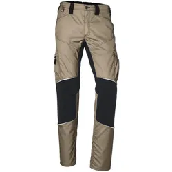 Kübler, Arbeitshose, Stretchhose ACTIVIQ sandbraun/schwarz Form 2850 Grösse 48 (48)