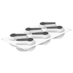 Silikomart Babà 145 Silikonform 90x62 h 55mm Weiß