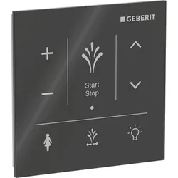 Geberit Wandbedienpanel, zu Geberit AquaClean Sela, Glas schwarz, 147041SJ1 147041SJ1