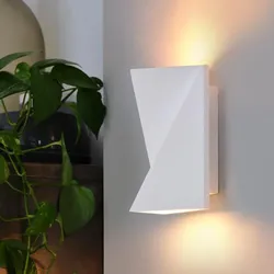 Osram Gips Wandleuchte Decor Origami Swan in Weiß mit mit G9-Fassung
