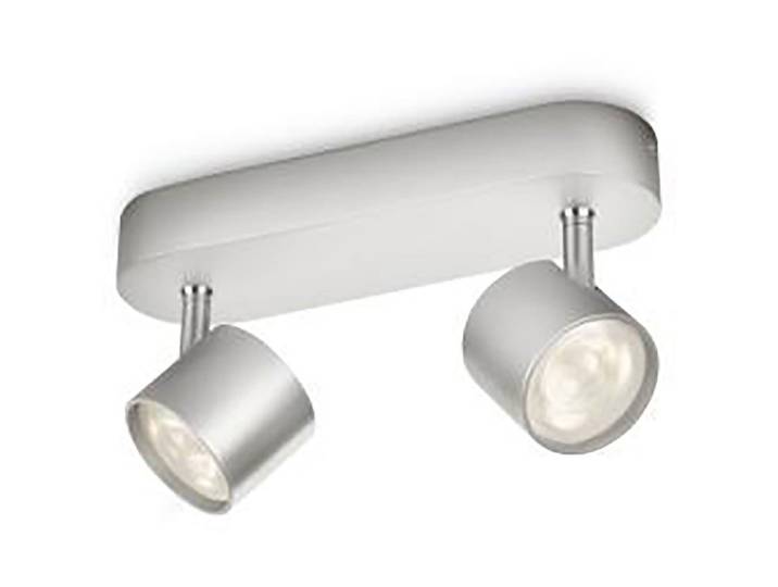 Philips Spotleuchte Star LED Dimmbar Silber 2 × 4.5 W