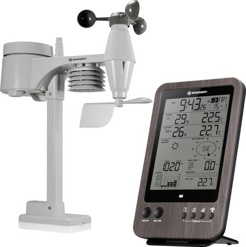 Bresser Optik WTW 5in1 Center 7002512 Funk-Wetterstation