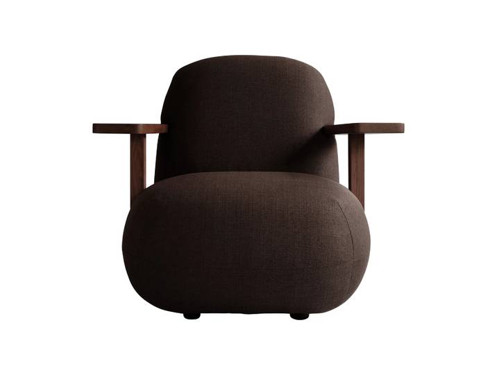 101 Copenhagen Fauteuil avec accoudoirs Toe Chair Classic brown oak-dark brown