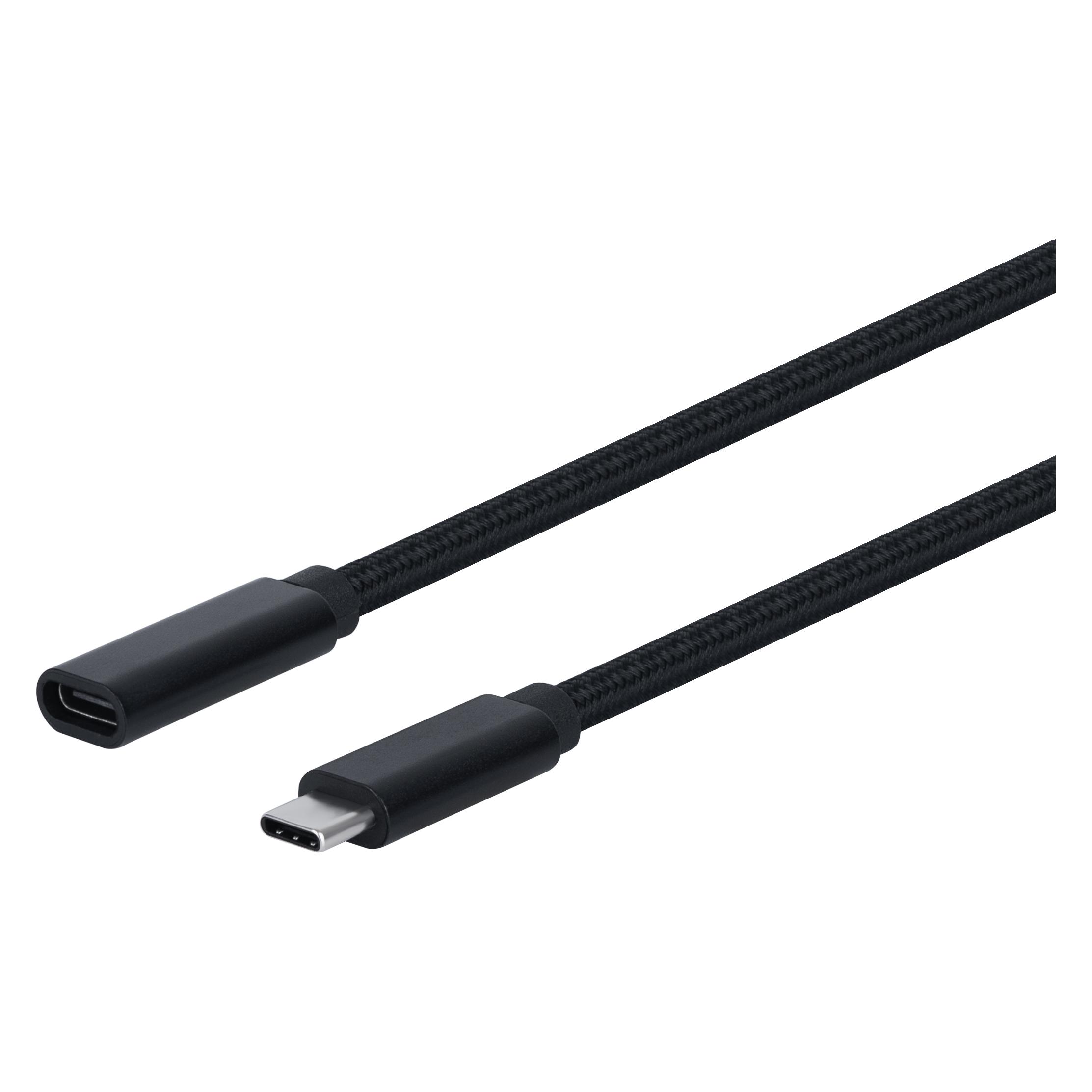 Fuj Tek USB-C to USB-C 3.2 Extension Cable, 1 m (1 m, USB 3.2 Gen 2x2, 100 W) (61022796)