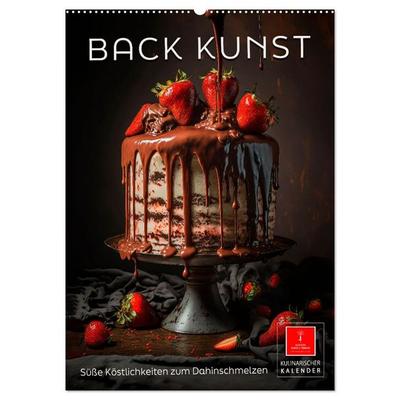 Back Kunst - Süße Köstlichkeiten zum Dahinschmelzen (Wandkalender 2026 DIN A2 hoch), CALVENDO Monatskalender
