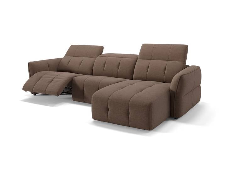 Stoff Eckcouch MARANELLO Stoffsofa