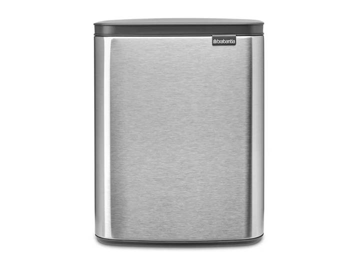Brabantia Poubelle Bo 12 L Acier brossé mat