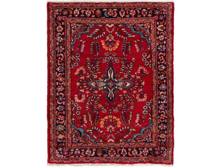 Lillian Teppich 159x201 Handgeknüpft Orientteppich Perserteppich Wolle